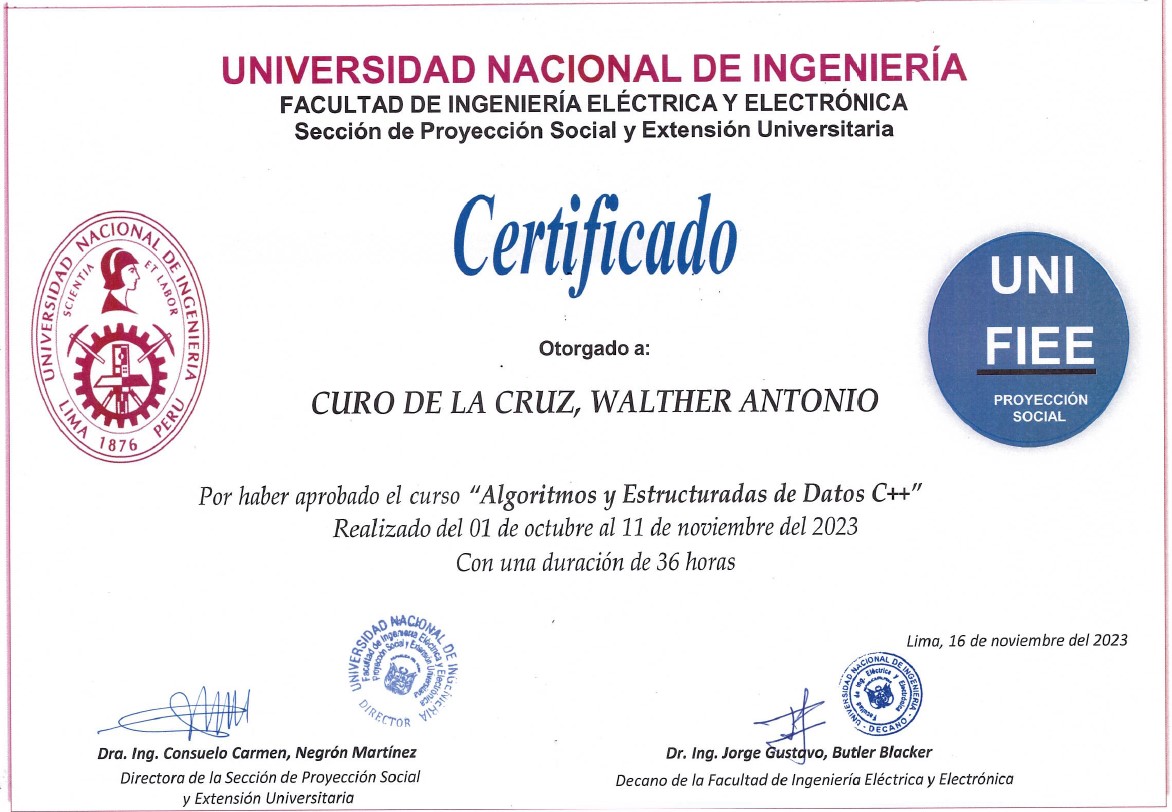 Algoritmos y Estructuras de Datos C++